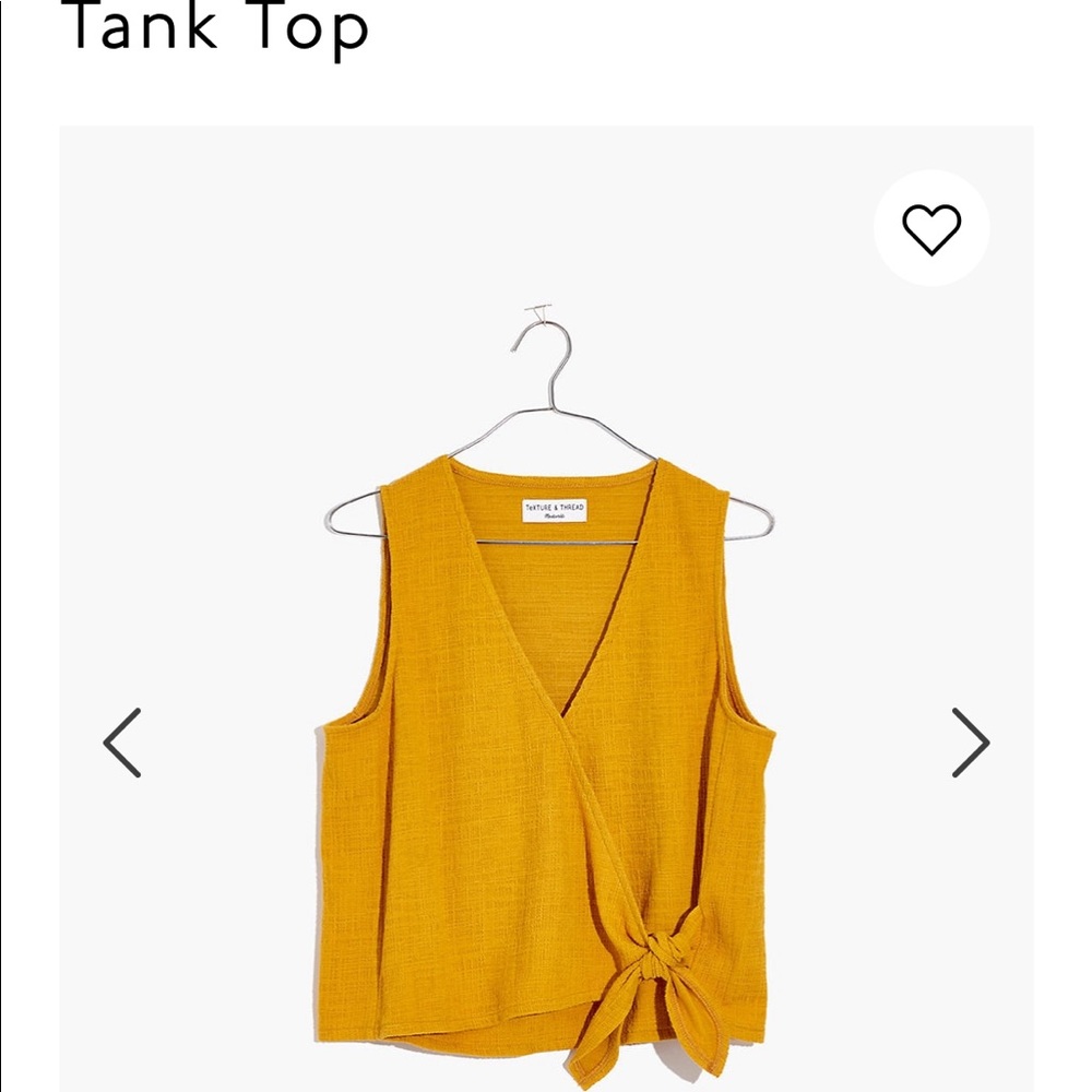 Texture & Thread Wrap-Tie Tank Top